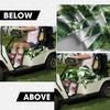 Quick Install Leaf Pattern Golf Cart Seat Cover Universal Golf Cart Seat Towel Blanket Golf Club Car Accessories