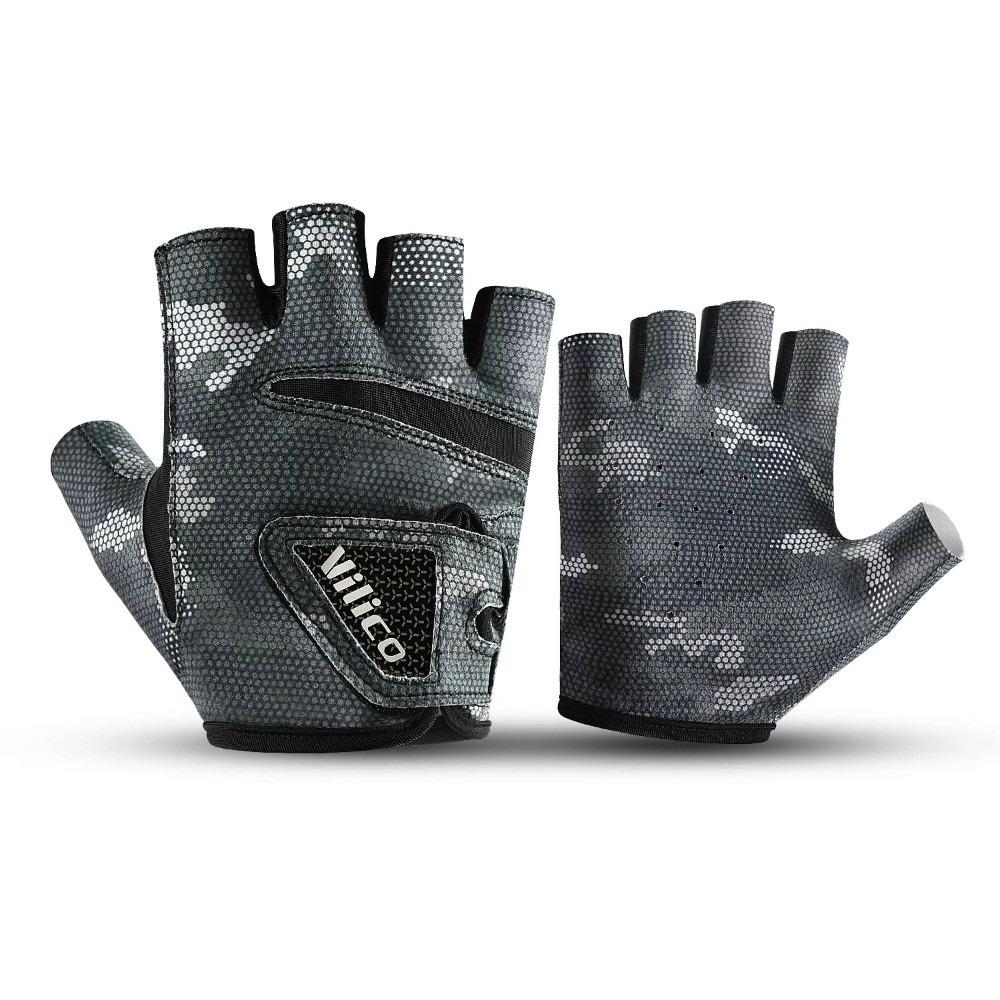 Anti-Slip Fishing Gloves Outdoor Fingerless Gloves New Sun Protection Gloves Men Women M