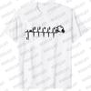 Casual Men T-Shirt Short Sleeve T-Shirt 1N23456 Motorcycle Gear Shift Heartbeat Biker Print Tops Men Clothing Fashion T-Shirt