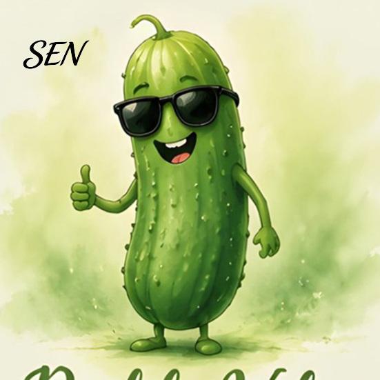 Creative Wall Art Planner Pickle Calendar 2027, Funny Pickled Cucumber Illustrations 12 Spiral Bound Monthly Month Planner, Hanging for Home,