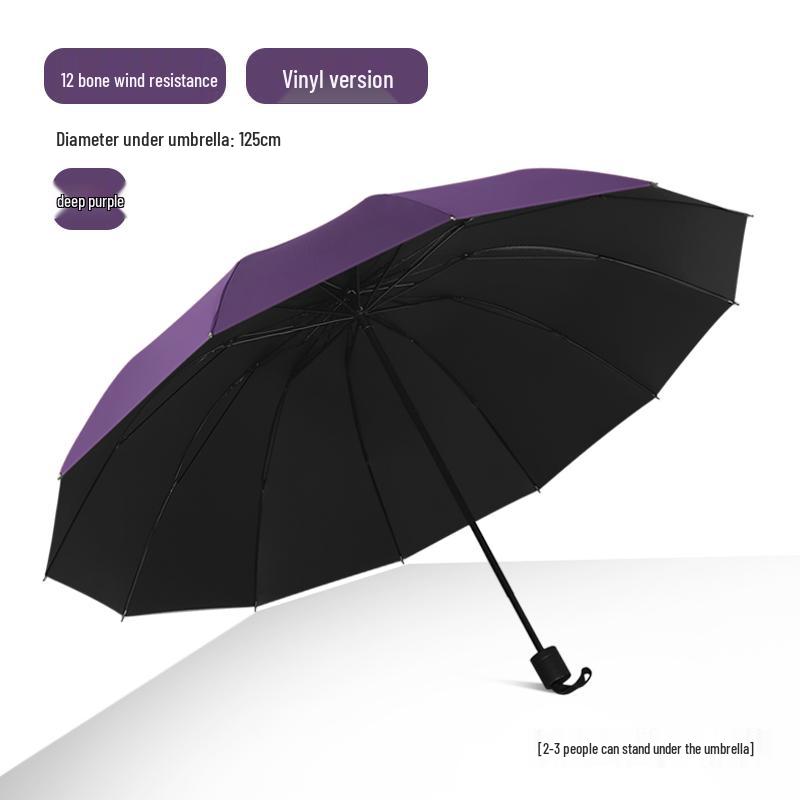 Dual-Use Automatic Folding Umbrella - Large Sunshade for Men & Women with Custom Logo and Sunscreen Protection.