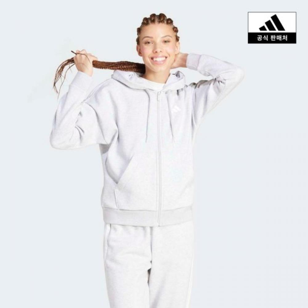 

Adidas Essential 3s Pulldown Fleece Hoodie In6179 IN6179/AL