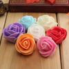 50Pcs/lot DIY Handmade Foam Flowers 3.5cm Rose Flower Head Artificial PE Foam Rose Wedding Decoratio