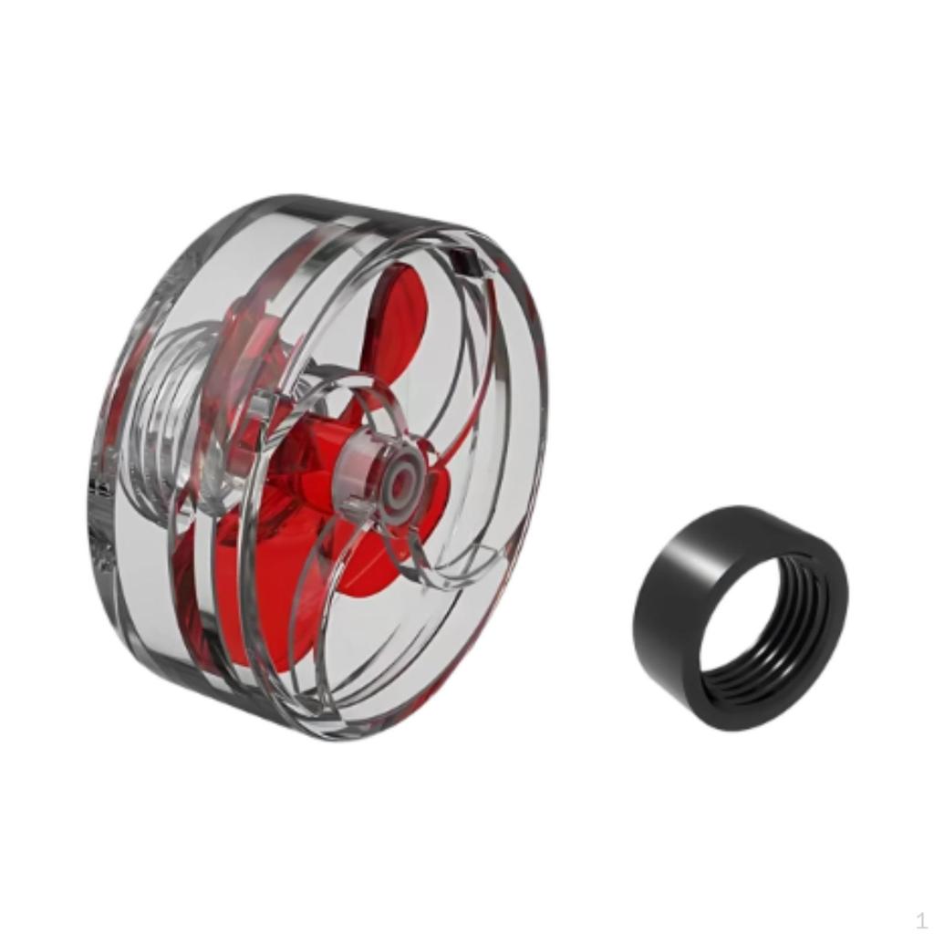 Aquarium Fan Nozzle for Water Drainage, Rotating 4-blade Fan, Connection Modifications