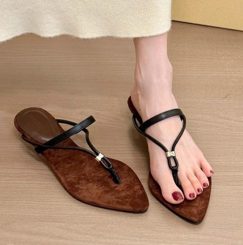 Sexy Pointed Toe Mule High Heels Women Slippers Fashion Slip on Slides Summer Party Sandals Claquette Femme Flip Flops Woman
