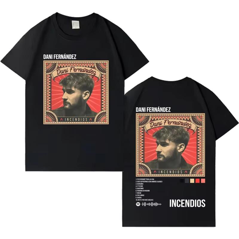 

Rapper Dani Fernandez New Album 2026 Tshirt Men Women Tide Tshirts Crewneck Casual Y2K Aesthetic Tshirts Streetwear 2XL