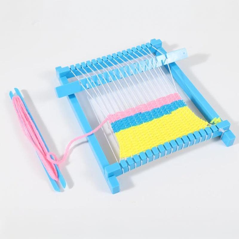 1 Set Kids Technology Handmade Weaving Tool Stem Diy Weaving Loom Kit For Primary Secondary School Students