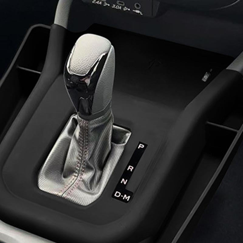 Sturdy Rubber Transmission Console Mat Having Compartment Precisely Suiting 25 SUV Right Hand Drive Models
