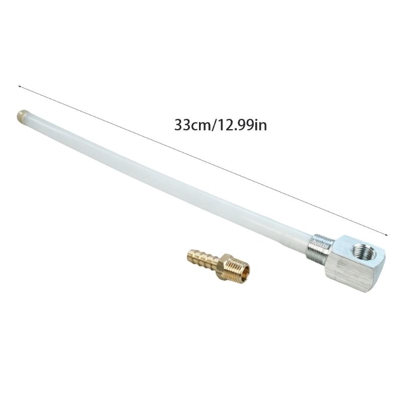 Replacement Marine Fuel Pickup Tube 12 Inch Tank Assembly with Threaded Head Hose Barb Fitting for Marine Fuel System Service on Boats