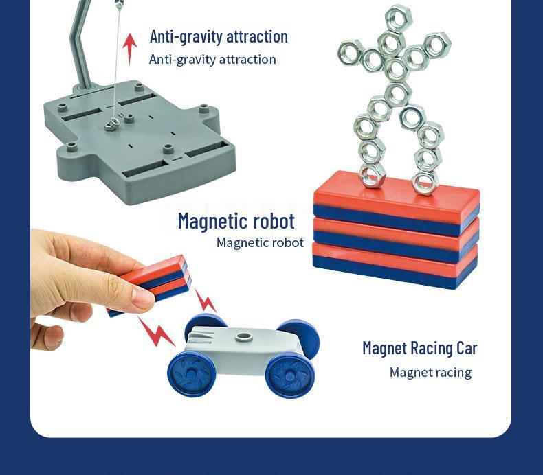 Curated Science Experiment Magnet Toys & Astronomical Model Set for Elementary Students