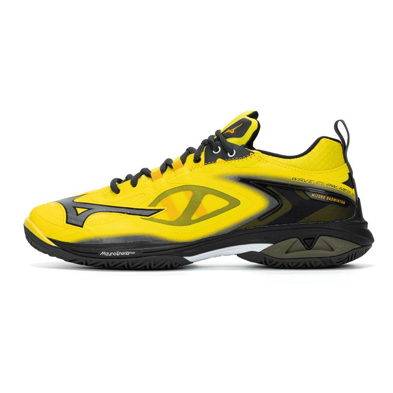 Mizuno Wave Claw Neo 3 Wide Yellow Black Unisex Sneakers 71GA247327