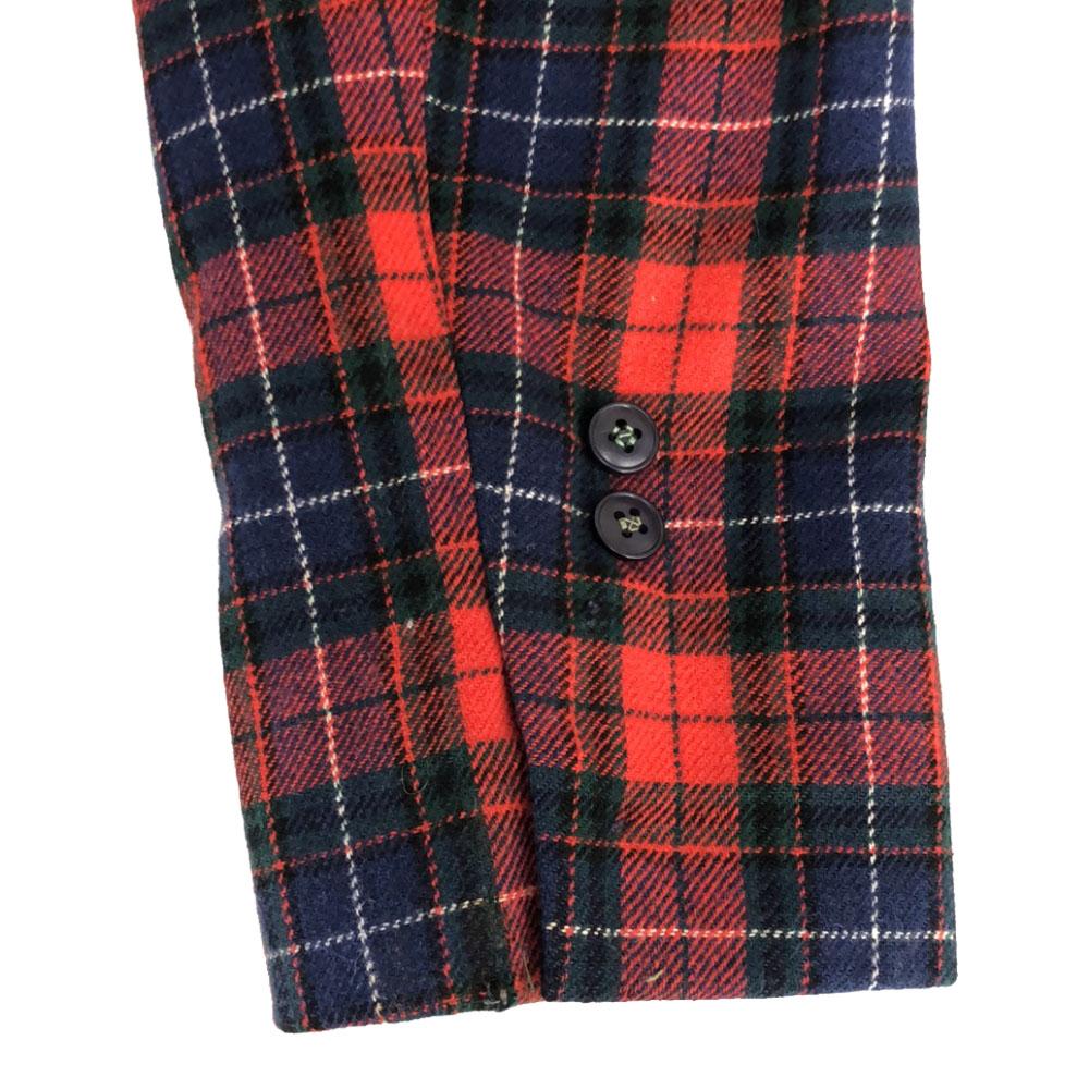 PENDLETON 70s Wool Made In USA Vintage Tartan Check Pattern Tailored Jacket Women Used