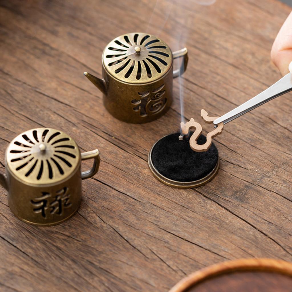 Creative Aromatherapy Incense Burner, Tea Small Ornaments Sandalwood Incense Burner Incense Holder