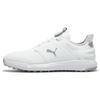 Ignite Elevate Disc Fabric Leather Low Top Golf Shoes Men Sneaker Silver White 376080-01
