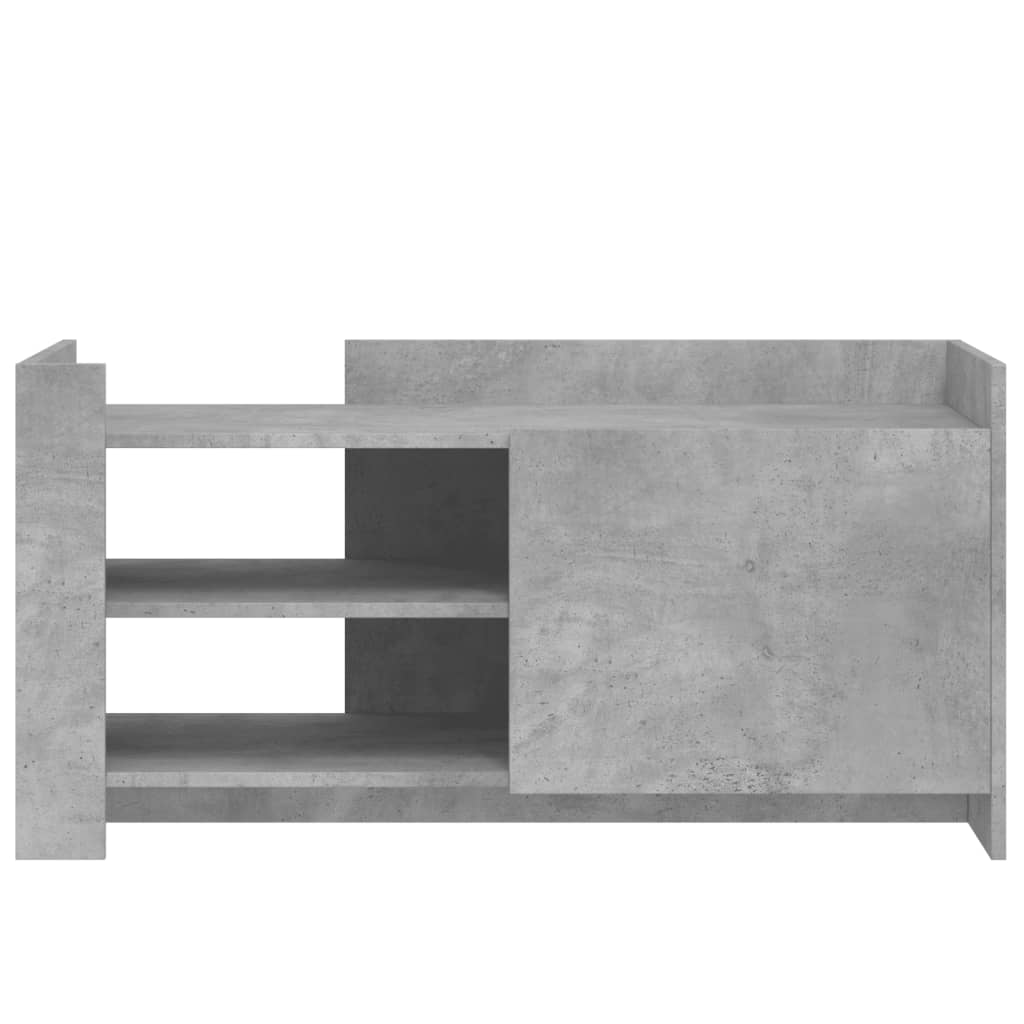  Coffee Table, Concrete Grey, 100x50x50 Cm