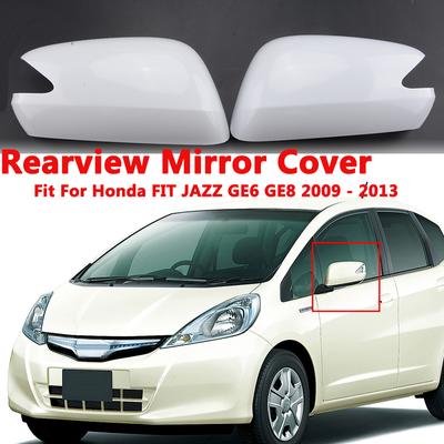 Rhyming Rearview Mirror Housing Side Mirror Cover With Signal Lamp Hole Fit For Honda FIT JAZZ GE6 GE8 2009-2013 Car