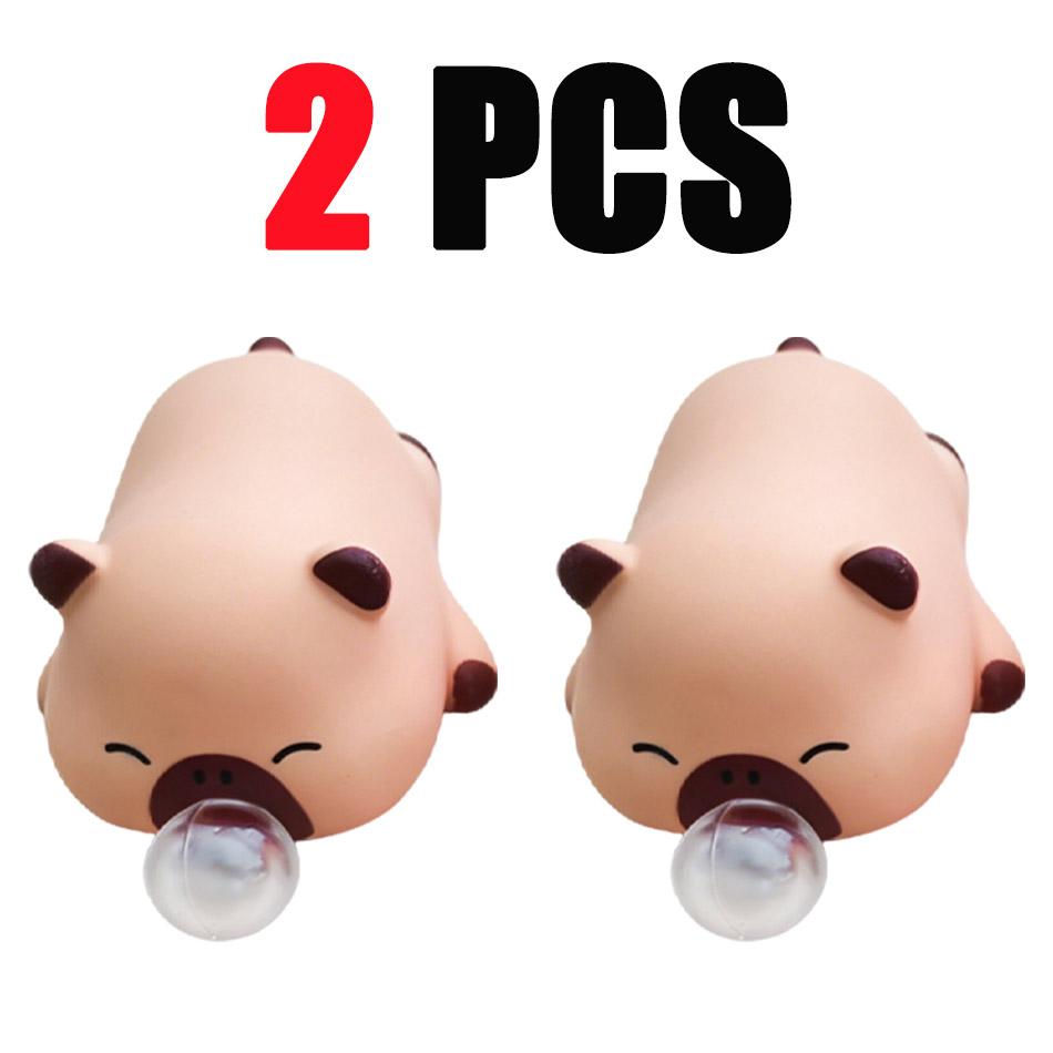 Cute Animal Bubble Squeeze Toys, Panda & Pig Slow Rebound Squishies Office Gags and Stress Relief Viral Desk Gadgets for Pranks
