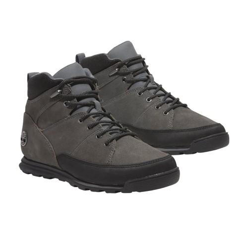 Timberland Mens Euro Rock Leather Mid Cut Boots cm grigio