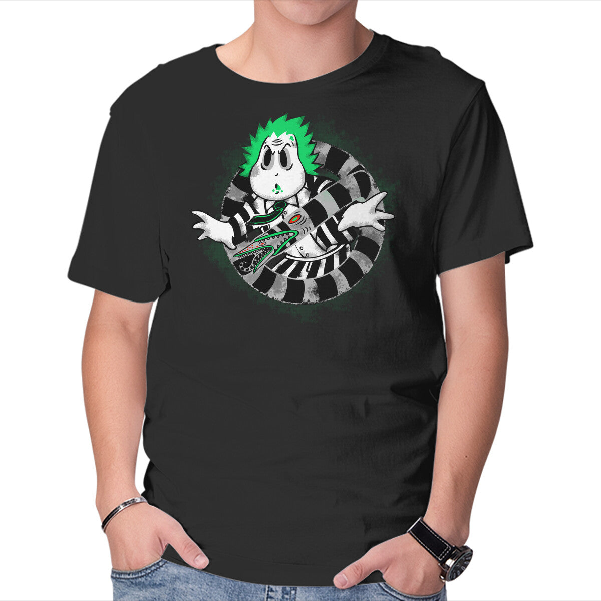 Unisex Crew Neck T-Shirt The Spooky Juice Graphic Short Sleeve Casual Tee XXXL