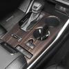 For Toyota Highlander    Car Interior Peach Wood Decoration trument Console Gear Water Cup Cover Air Vent Trims