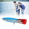 Popper Fishing Lure Attractive Colors Reflective Basswood 7.1in 3oz Large Popper Fishing Lure for Bass Tuna GT