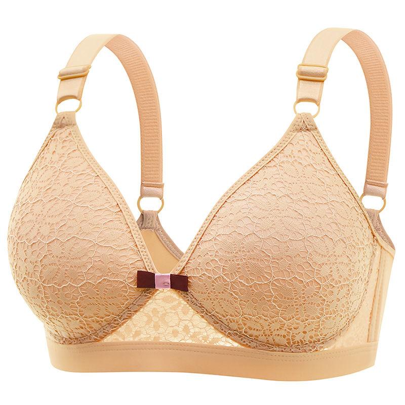 Thin Bra Without Steel Ring Gathering Bra for Women Anti Sagging Adjustable Bra for Women