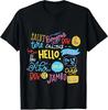 Hallo Welt in verschiedenen Sprachen Reise- und Lehrer-Liebhaber T-Shirt S-3XL