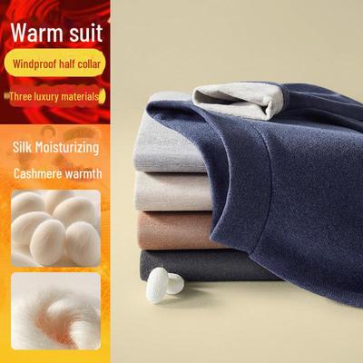 German Cashmere Thermal Wear: Women's Self-Heating Autumn Sets & Men's Plus Velvet Winter Underwear