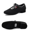Oxford Cloth Men Adult Modern Dance Shoes Soft Soled Latin Dance Shoes Teacher Shoes