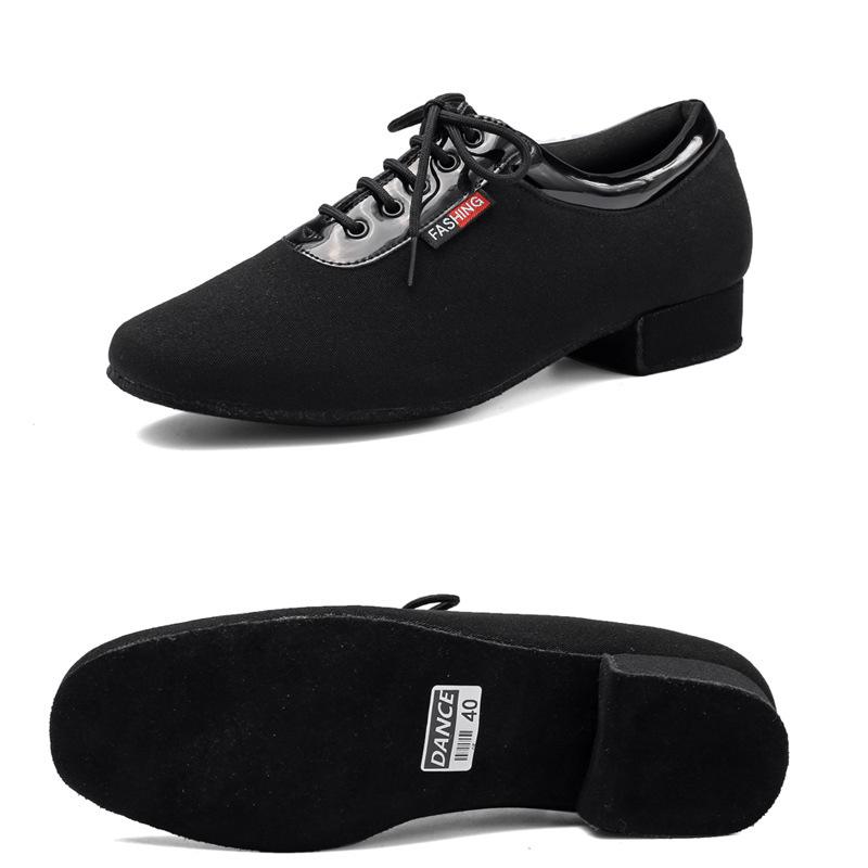 Oxford Cloth Men Adult Modern Dance Shoes Soft Soled Latin Dance Shoes Teacher Shoes