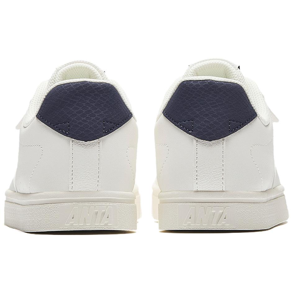 Anta Versatile Simple Comfortable Non-Slip Lightweight Low-Top Skate Shoes Men Sneakers White Blue 112518015R-2
