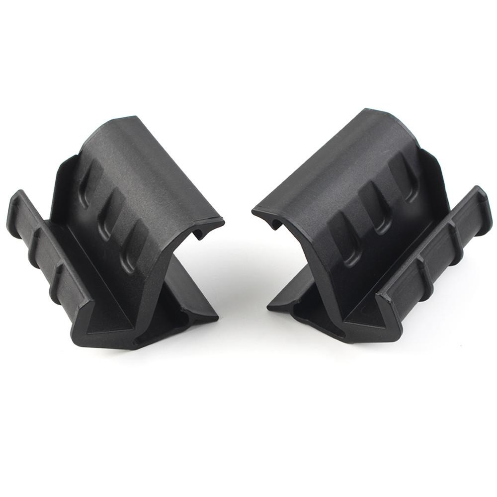 2Pcs Rear Window Soft Top Retainer Clip For Jeep Wrangler JK JKU 2007-2018 Black