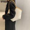 Elegant Texture Retro Handbag Color-blocking Large-capacity Tote Bag Women's Versatile One-shoulder Underarm Bag
