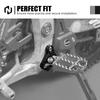 NICECNC For Yamaha YZ125 YZ250 2005-2023 YZ125X 2017-2023 YZ250X 2016-2023 2022 Foot Pegs Footrests Lowering Mount Bracket Kit