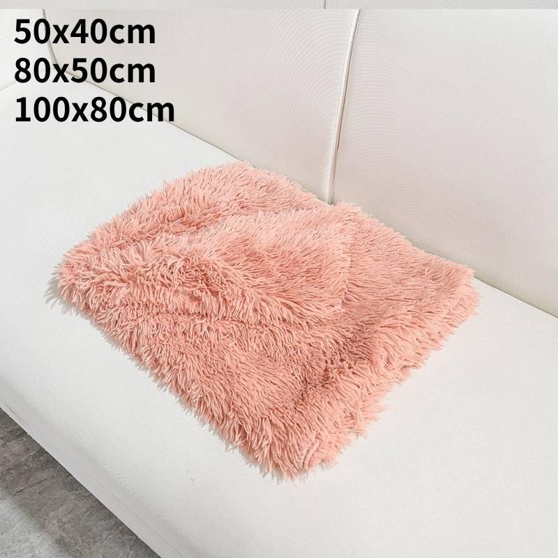 Puppy Pet Dog Cat Plush Fabric Blanket Bed Soft Fluffy Warm Throw Sofa Pad Mat