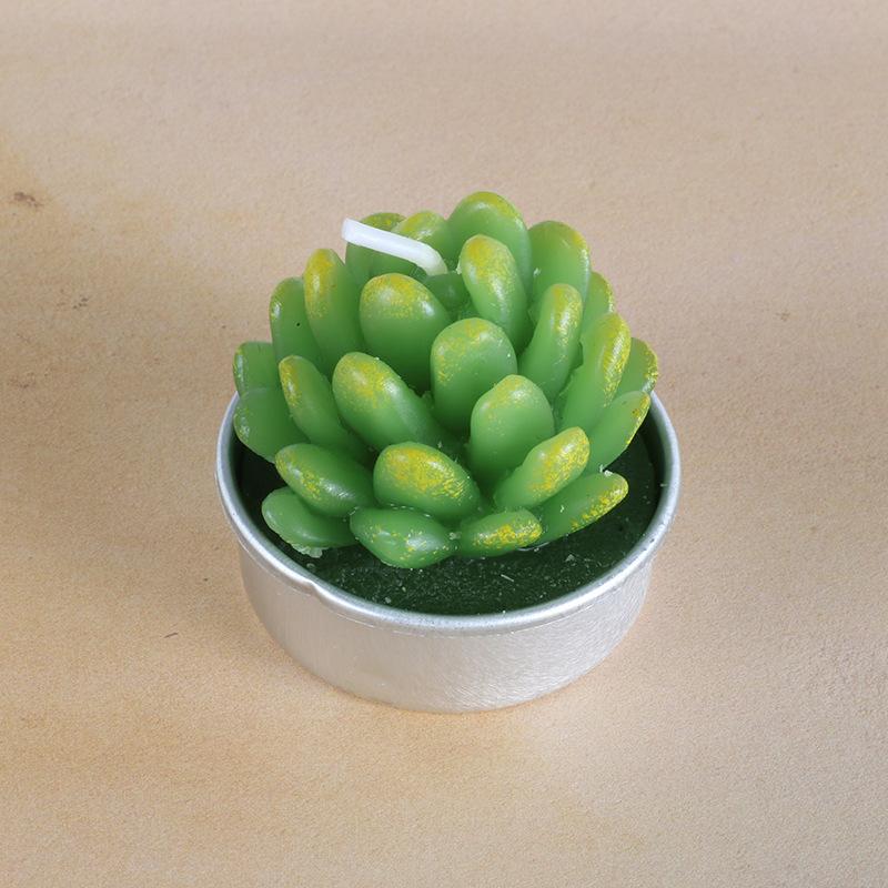 New simulation succulent plant candles, rose candles, 44 product combinations, and special-shaped paraffin candles