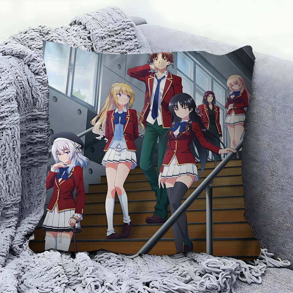 Anime Classroom Of The Elite Pillow Gift Home Office Decoration Pillow Bedroom Sofa Car Cushion CoverPillow Case