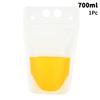 Handheld Beverage Packaging Self-Supporting Bag Disposable Frosted Liquid Juice Self Sealing  And Cold Beverage Bag
