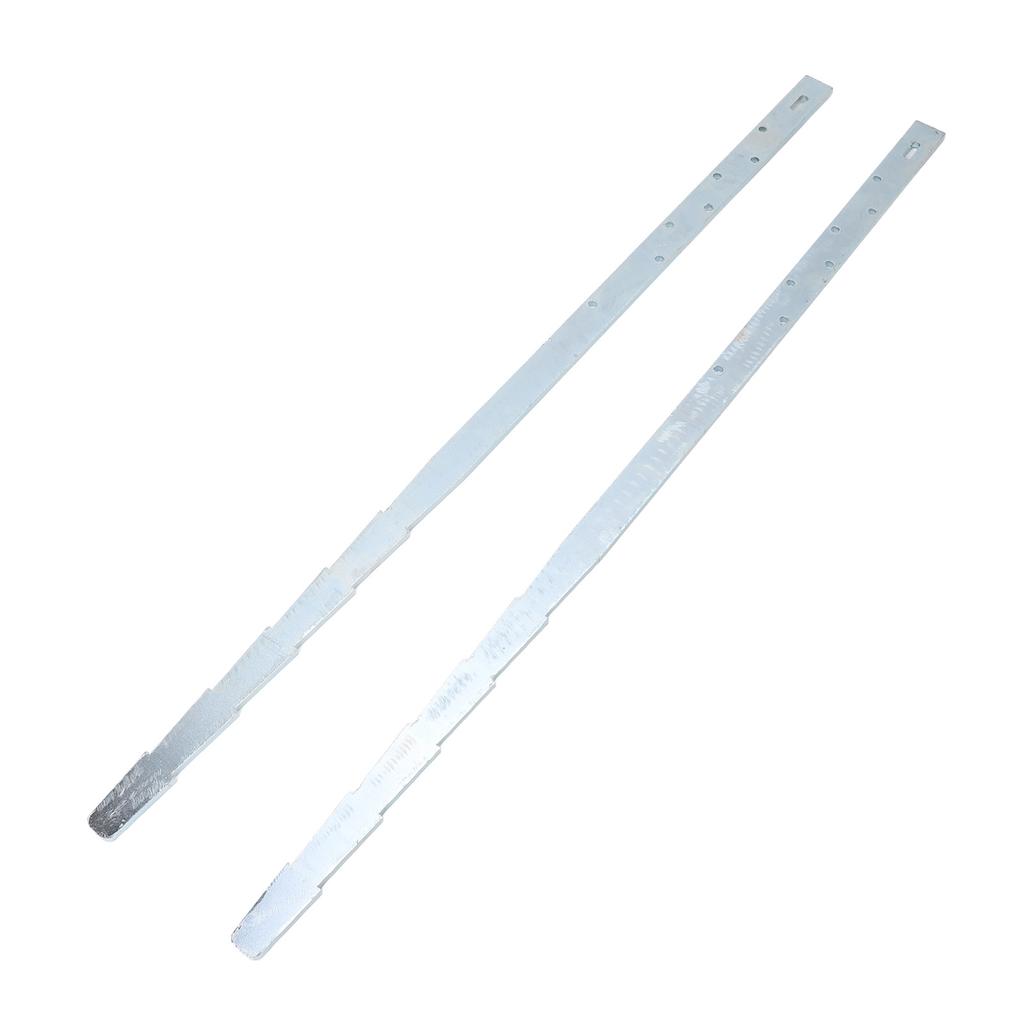 2 Pack Fence Post Repair Stakes Heavy Duty Steel Long Lasting 74cm for Fixing Damaged Wood Fences