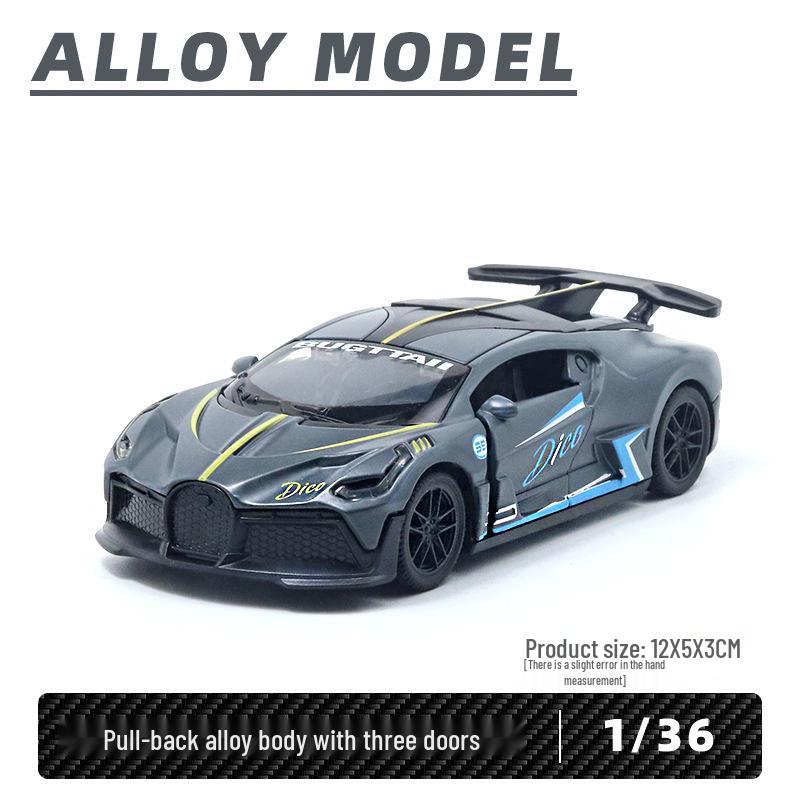 Bagged Alloy Model Sporting Car Ornament - Boys' Toy Gift