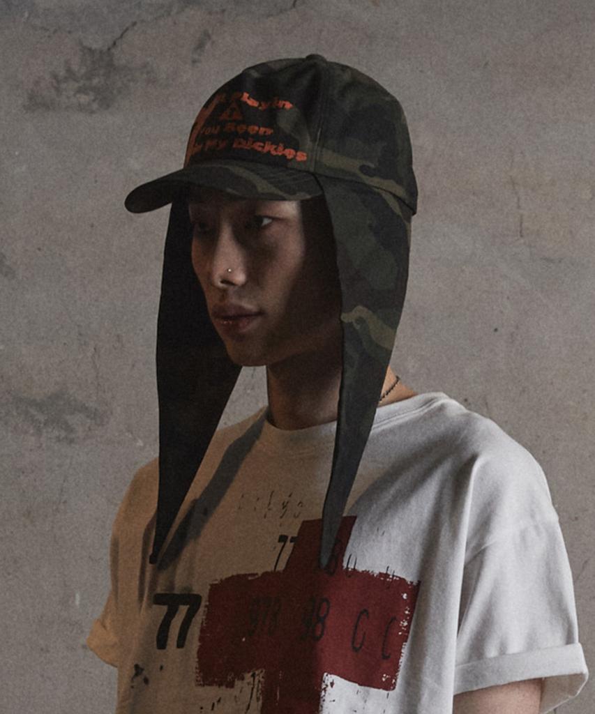 Garter Gallery Side Cross Bandana Cap_Camo