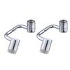 Multifunctional U Shape Faucet Adapters 360 Degrees Swivels Motion Splashes Efficient Water Flows Quickly Install