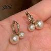 Smooth Surface Earrings 1 Pair Faux Pearl for Women Small