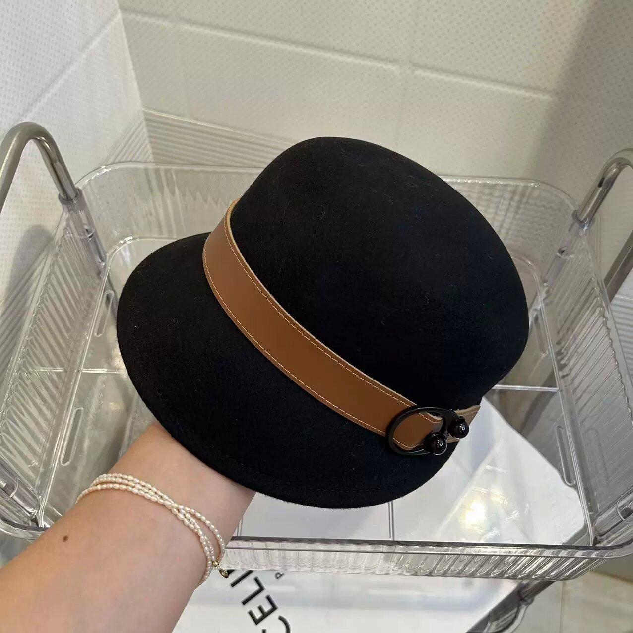 

Ретро знаменитость осенне-зимняя шерстяная шляпа для верховой езды женская модная элегантная кепка британская универсальная шляпа-цилиндр adult (55-58cm)