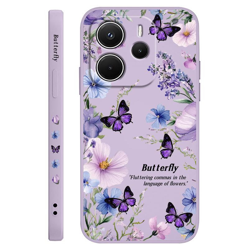 

Butterfly Lovers Phone Case For Xiaomi Redmi Note 14 13 12 12S 11 11S 10 10S 9 9S Pro Plus 4G 5G Liquid Silicone Cover Redmi Note13 4G