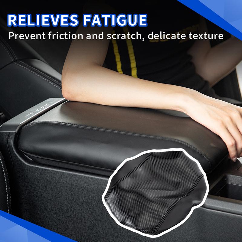 Armrest Cover Pad Pu Leather Cover For Toyota Prado LC250 2025 2025 Armrest Box Surface Cover Mat Car Center Console Protector