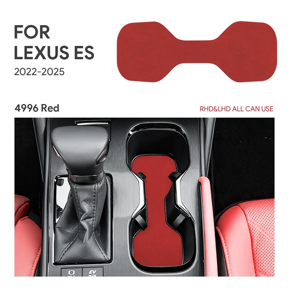 Suede Cup Holder Pad for Lexus ES 2022-2025 Center Console Coaster Interior Car Accessory