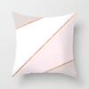Popular Pink Marble Geometric Series Pillowcases, Home Fabric Sofa Cushion Covers