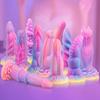 Glow-in-the-Dark Masturbator Silicone Dildo with Ergonomic Curve Body-Safe Realistic Sex Toy for Women Waterproof Quiet Discreet Adult Massager for