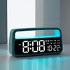 Multifunctional LED Ambient Light Bedside Alarm Clock 6655